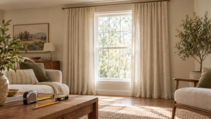 Curtain Rod Height and Panel Width: Measure Before You Buy