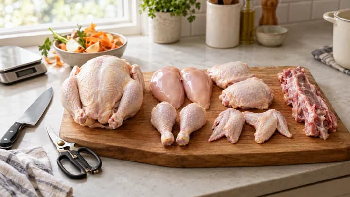 Whole Chicken or Chicken Parts: Which Costs Less per Meal